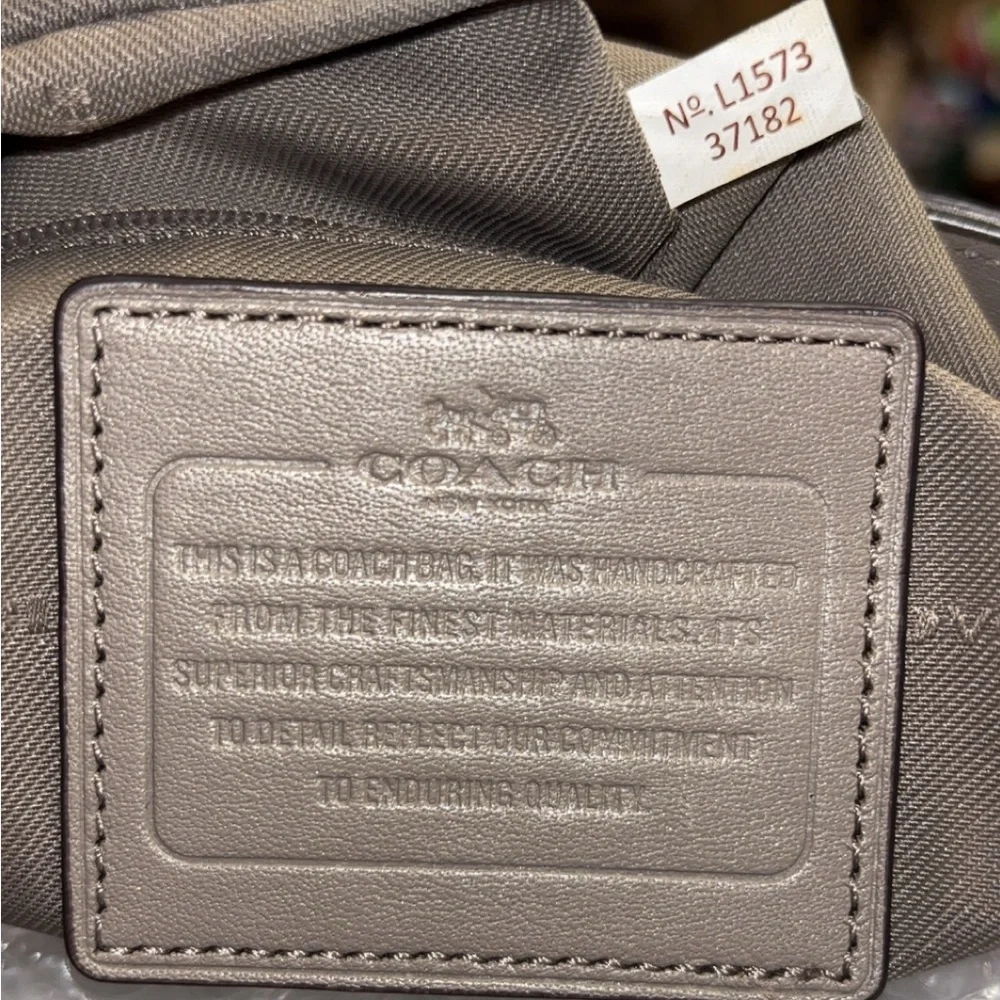 Coach 2015 calf leather Swagger Frame Satchel EUC - Picture 14 of 16